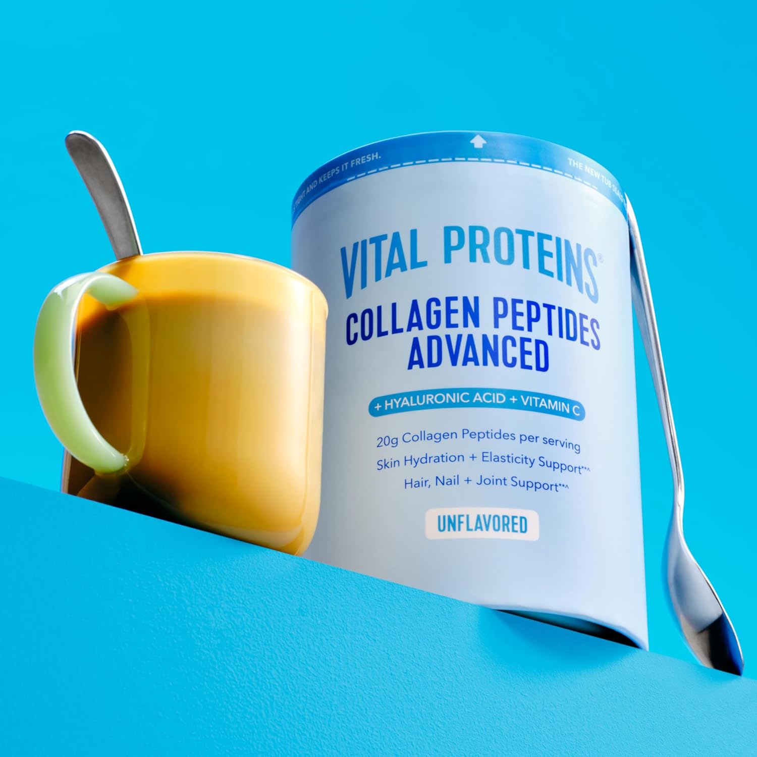 Vital Proteins Collagen Peptides Powder Advanced with Hyaluronic Acid & Vitamin C